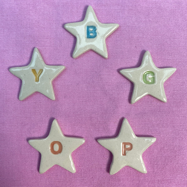 Personalised Bunting: Beads, Sequins + Star Ends